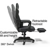 image:imageStaples Emerge Vomax Gaming Chair Ergonomic Adjustable Height Swivel Black