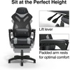 image:imageStaples Emerge Vomax Gaming Chair Ergonomic Adjustable Height Swivel Black