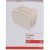 image:imageStaples File Folders Letter Size 13Cut Tabs Assorted Colors Durable 105Point Paper Stock 100PackManila