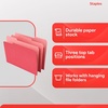 image:imageStaples File Folders Letter Size 13Cut Tabs Assorted Colors Durable 105Point Paper Stock 100PackRed