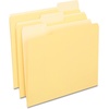 image:imageStaples File Folders Letter Size 13Cut Tabs Assorted Colors Durable 105Point Paper Stock 100PackYellow