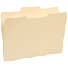 image:imageStaples File Folders Letter Size 13Cut Tabs Assorted Positions Manila Durable Paper Stock 100Pack