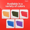 image:imageStaples Hanging File Folders Letter Size 15Cut Tabs Assorted Colors Adjustable Tabs with Paper Inserts  25Pack