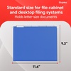image:imageStaples Hanging File Folders Letter Size Purple 15Cut Tabs TearResistant Includes Tabs amp Inserts  25PackBlue