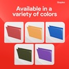 image:imageStaples Hanging File Folders Letter Size Purple 15Cut Tabs TearResistant Includes Tabs amp Inserts  25PackRed