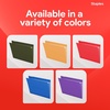 image:imageStaples Hanging File Folders Letter Size Purple 15Cut Tabs TearResistant Includes Tabs amp Inserts  25PackStandard Green