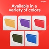 image:imageStaples Hanging File Folders Letter Size Purple 15Cut Tabs TearResistant Includes Tabs amp Inserts  25PackYellow