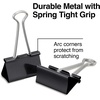 image:imageStaples Medium Binder Clips 063 Capacity Black 144 ClipsPack ST3200312 Pack