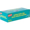 image:imageStaples Medium Binder Clips 063 Capacity Black 144 ClipsPack ST3200312 Pack