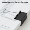 image:imageStaples Medium Binder Clips 063 Capacity Black 144 ClipsPack ST3200312 Pack