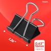 image:imageStaples Medium Binder Clips 063 Capacity Black 144 ClipsPack ST32003144 Pack