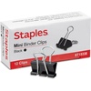 image:imageStaples Medium Binder Clips 063 Capacity Black 144 ClipsPack ST32003144 Pack