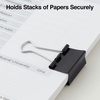 image:imageStaples Medium Binder Clips 063 Capacity Black 144 ClipsPack ST3200324 Pack