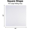 image:imageStaples Office Chair Mat for Carpeted Floors 2MM Computer Rolling Chair Mats Easy Glide for Chairs 55 24 48 36 72 Protects Floors Suitable for Home Desk Work Office Size  60 x 60