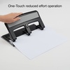 image:imageStaples OneTouch HeavyDuty 3Hole Punch 30Sheet Capacity Black  LowForce Punch
