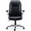 image:imageStaples Sorina Bonded Leather Chair GreyBlack