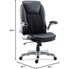 image:imageStaples Sorina Bonded Leather Chair GreyBlack
