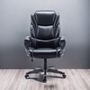 image:imageStaples Sorina Bonded Leather Chair GreyBlack