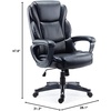 image:imageStaples Sorina Bonded Leather Chair GreyBlack