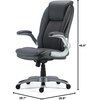 image:imageStaples Sorina Bonded Leather Chair GreyGrey