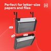 image:imageStaples TRU RED Mesh Letter Wall File 1  Pocket Black  Wall  Mounted File Organizer for Mail Documents and Quick  Access Storage2 Pack