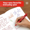 image:imageStaples TRU RED Retractable Gel Pens Medium Point 07mm Blue Ink 12 Pack  QuickDry Pens for Smooth SmearFree WritingAssorted