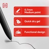 image:imageStaples TRU RED Retractable Gel Pens Medium Point 07mm Blue Ink 12 Pack  QuickDry Pens for Smooth SmearFree WritingBlack