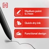 image:imageStaples TRU RED Retractable Gel Pens Medium Point 07mm Blue Ink 12 Pack  QuickDry Pens for Smooth SmearFree WritingBlack