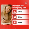 image:imageStaples TRU RED Retractable Gel Pens Medium Point 07mm Blue Ink 12 Pack  QuickDry Pens for Smooth SmearFree WritingBlack