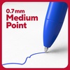 image:imageStaples TRU RED Retractable Gel Pens Medium Point 07mm Blue Ink 12 Pack  QuickDry Pens for Smooth SmearFree WritingBlue