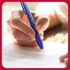 image:imageStaples TRU RED Retractable Gel Pens Medium Point 07mm Blue Ink 12 Pack  QuickDry Pens for Smooth SmearFree WritingBlue