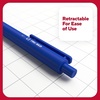 image:imageStaples TRU RED Retractable Gel Pens Medium Point 07mm Blue Ink 12 Pack  QuickDry Pens for Smooth SmearFree WritingBlue