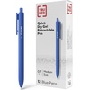 image:imageStaples TRU RED Retractable Gel Pens Medium Point 07mm Blue Ink 12 Pack  QuickDry Pens for Smooth SmearFree WritingBlue