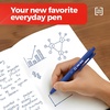 image:imageStaples TRU RED Retractable Gel Pens Medium Point 07mm Blue Ink 12 Pack  QuickDry Pens for Smooth SmearFree WritingBlue