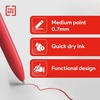 image:imageStaples TRU RED Retractable Gel Pens Medium Point 07mm Blue Ink 12 Pack  QuickDry Pens for Smooth SmearFree WritingRed