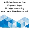 image:imageTRU RED 85 x 11 Multipurpose Paper 20 lbs 96 Brightness 500 SheetsReam 8 ReamsCarton11 x 17