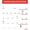 image:imageTRU RED 85 x 11 Multipurpose Paper 20 lbs 96 Brightness 500 SheetsReam 8 ReamsCarton85 x 11