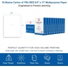 image:imageTRU RED 85 x 11 Multipurpose Paper 20 lbs 96 Brightness 500 SheetsReam 8 ReamsCarton85 x 11