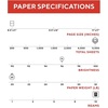 image:imageTRU RED Multipurpose Paper 85 x 11 Inch 20 lb 96 Bright White 10 Reams Carton  10 Reams Carton
