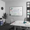 image:imageTRU RED Steel Magnetic Whiteboard  Dry Erase Board for Wall White Board with Satin Frame 2 ft x 15 ftBlack