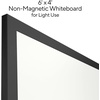 image:imageTRU RED Steel Magnetic Whiteboard  Dry Erase Board for Wall White Board with Satin Frame 2 ft x 15 ftBlack