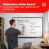 image:imageTRU RED Steel Magnetic Whiteboard  Dry Erase Board for Wall White Board with Satin Frame 2 ft x 15 ftBlack