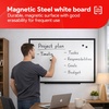 image:imageTRU RED Steel Magnetic Whiteboard  Dry Erase Board for Wall White Board with Satin Frame 2 ft x 15 ftBlack