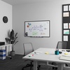 image:imageTRU RED Steel Magnetic Whiteboard  Dry Erase Board for Wall White Board with Satin Frame 2 ft x 15 ftBlack