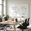 image:imageTRU RED Steel Magnetic Whiteboard  Dry Erase Board for Wall White Board with Satin Frame 2 ft x 15 ftGray