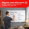 image:imageTRU RED Steel Magnetic Whiteboard  Dry Erase Board for Wall White Board with Satin Frame 2 ft x 15 ftGray