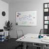 image:imageTRU RED Steel Magnetic Whiteboard  Dry Erase Board for Wall White Board with Satin Frame 2 ft x 15 ftGray