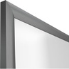 image:imageTRU RED Steel Magnetic Whiteboard  Dry Erase Board for Wall White Board with Satin Frame 2 ft x 15 ftGunmetal