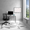 image:imageTRU RED Steel Magnetic Whiteboard  Dry Erase Board for Wall White Board with Satin Frame 2 ft x 15 ftGunmetal