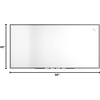 image:imageTRU RED Steel Magnetic Whiteboard  Dry Erase Board for Wall White Board with Satin Frame 2 ft x 15 ftGunmetal